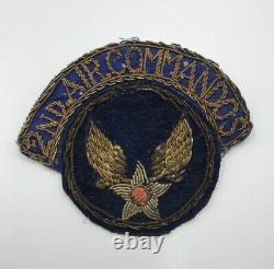 WW2 USAAF Shoulder Patch 2nd Air Commandos Army Air Force Bullion