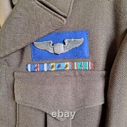 WW2 USAAF US Army Ike Jacket Uniform Tunic Badged to 8th Eighth Air Force 40L