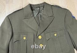 WW2 US 9th Army Air Corps Air Force Officer's Chocolate Brown Jacket Uniform