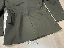 WW2 US 9th Army Air Corps Air Force Officer's Chocolate Brown Jacket Uniform
