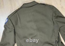 WW2 US 9th Army Air Corps Air Force Officer's Chocolate Brown Jacket Uniform