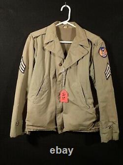 WW2 US AAF 8th Army Air Force Sergeant M41 Field Jacket 34R'TALON' Zipper Fine