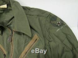 WW2 US AAF Flight Suit Army Air Force Flyers Suit Medium Regular Talon Zippers