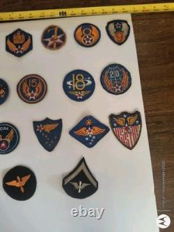 WW2 US ARMY AIR CORPS Patch Collection (Beautiful Conditions etc)
