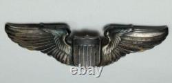 WW2 US ARMY AIR CORPS Sterling Silver Pilot WINGS 3 FOX