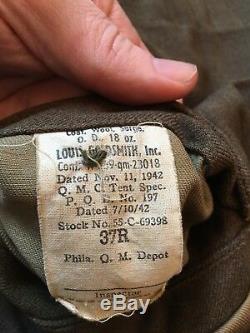 WW2 US Army 8th Air Corp Dress Uniform Set Named