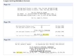 WW2 US Army Air Corp Air Medal & Distinguished Flying Cross CIB Troop Carrier