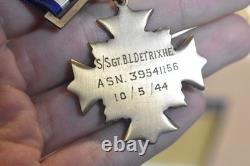 WW2 US Army Air Corp Air Medal & Distinguished Flying Cross CIB Troop Carrier