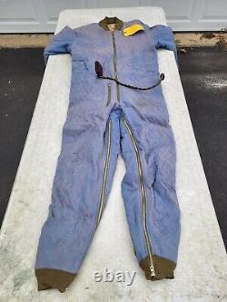 WW2 US Army Air Corp F-1 Blue Bunny Electric Flight Suit Size 42 GE Rare