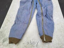 WW2 US Army Air Corp F-1 Blue Bunny Electric Flight Suit Size 42 GE Rare