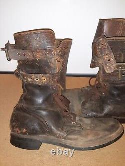 WW2 US Army Air Corp M43 Double Buckle Combat Boots