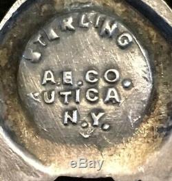 WW2 US Army Air Corp Observer Wing Hall Marked A. E. CO. UTICA, N. Y, Sterling