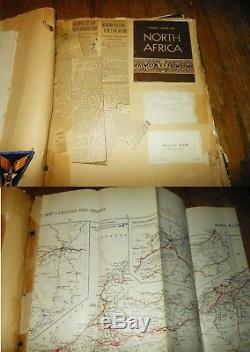 WW2 US Army Air Corp. Veteran Grouping TANKARD & SCRAP BOOK AFRIKA 1942 NICE