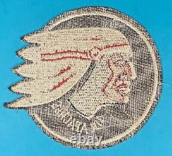 WW2, US Army Air Corps 345th Bomb Group Air Apaches Patch, FE, Exc. Cond