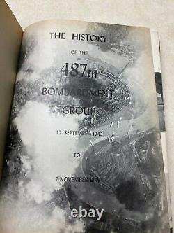 WW2 US Army Air Corps 487th Bomb Group Unit History