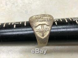 WW2 US Army Air Corps Aerial Gunner Sterling Ring Size 8