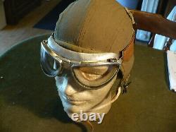WW2 US Army Air Corps Flying Helmet & Goggles