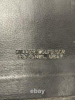 WW2 US Army Air Corps Lot Pilot Col. Wolfendon Photos Ephemera Pin Hat Medals