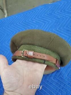 WW2 US Army Air Corps Luxenberg Officers Crusher Cap Sz. 7 1/4