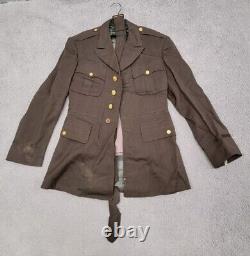 WW2 US Army Air Corps Officer Uniform Jacket Pants Belt Regulation Vintage 1944