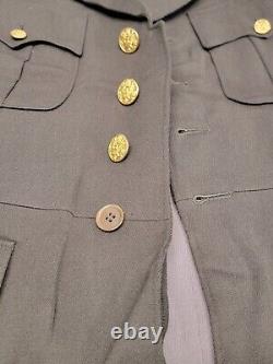 WW2 US Army Air Corps Officer Uniform Jacket Pants Belt Regulation Vintage 1944