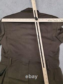 WW2 US Army Air Corps Officer Uniform Jacket Pants Belt Regulation Vintage 1944