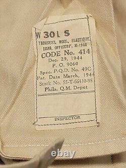 WW2 US Army Air Corps Officer Uniform Jacket Pants Belt Regulation Vintage 1944