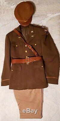 WW2 US Army Air Corps Officer Uniform Pinks and Greens (Named)