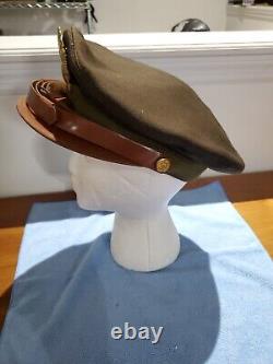 WW2 US Army Air Corps Pilot Named Officers Crusher Cap & Tunic Dated 1942 F/S