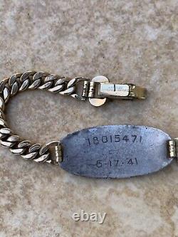 WW2 US Army Air Corps Sweetheart Gold Filled Pilot Wing Bracelet SWSB11