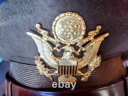 WW2 US Army Air Corps USAAF Officer's Crushers Cap Hat Really Good Condition