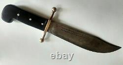 WW2 US Army Air Corps V44 Kinfolks Bowie Knife with scabbard and documentation