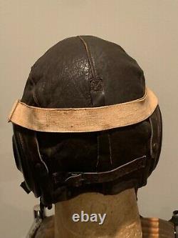 WW2 US Army Air Corps Winter Helmet with AN6530 Goggles