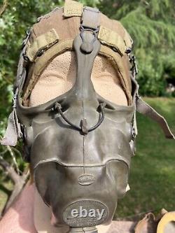 WW2 US Army Air Force A-10 Oxygen Mask with Goggles+ A-9