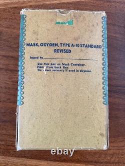 WW2 US Army Air Force A-10 Revised Oxygen Mask 1943 Original Boxed USAAF WWII