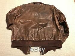 WW2 US Army Air Force A-2 flight jacket and sqaudron patch 54th Eager Beavers
