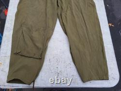 WW2 US Army Air Force A-4 Wool Flight Suit Appoximated Size 36/38 No Tag