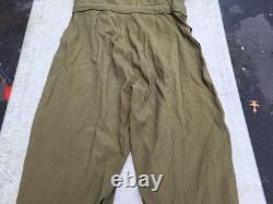 WW2 US Army Air Force A-4 Wool Flight Suit Appoximated Size 36/38 No Tag