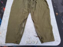 WW2 US Army Air Force A-4 Wool Flight Suit Appoximated Size 36/38 No Tag