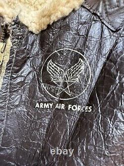 WW2 US Army Air Force B-1 Fleece/Leather Bomber Pants, Size Large