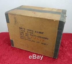 WW2 US Army Air Force Corp USAF Norden Bombsight wood crate shipping storage box
