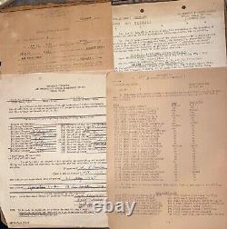 WW2 US Army Air Force Intelligence Officer Paper Ephemera Photo Lot