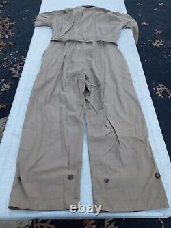WW2 US Army Air Force / Navy ANS-31-A Flight Suit Size 40 MFG SJ Campbell