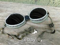 WW2 US Army Air Force Sky FIGHTER Pilot Goggles Aviator Goggles Vintage Driving