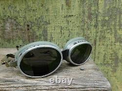 WW2 US Army Air Force Sky FIGHTER Pilot Goggles Aviator Goggles Vintage Driving