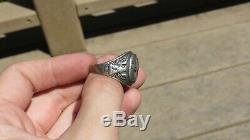 WW2 US Army Air Force USAAF Military STERLING RING 12