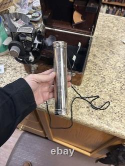 WW2 US Army Air Forces A-10a Aircraft Bubble Sextant w wood case. Mfg by Ansco