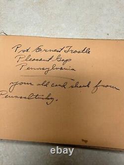 WW2 US Army Air Forces Chanute Field, Illinois Autograph Book