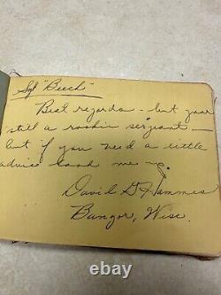 WW2 US Army Air Forces Chanute Field, Illinois Autograph Book