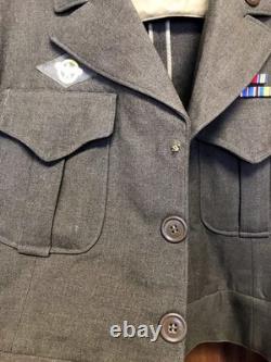 WW2 US Army Air Forces Ike Jacket Sergeant 5th Army Patch Named Uniform WWII BIN